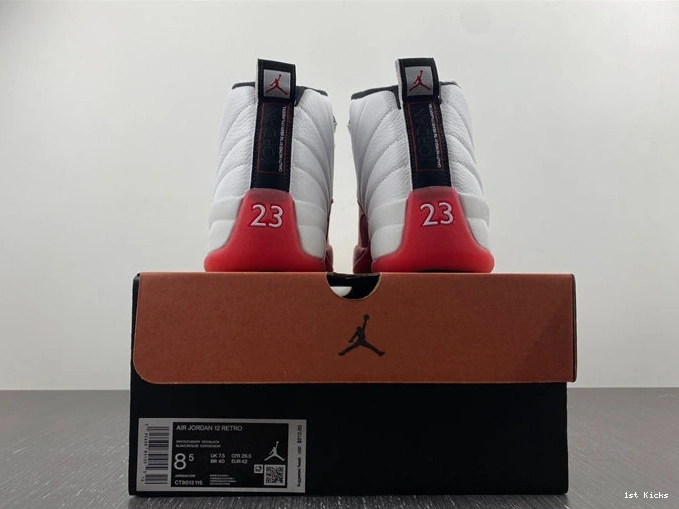 1st Kicks Shoes 4135 Cherry CT8013- 12 Retro Jordan OdorResistant 1014
